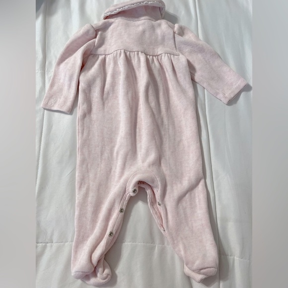 Ralph Lauren girls’ size 6 mos light pink cotton one-piece outfit - Picture 5 of 5